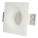 Aro Downlight Integración Escayola/Pladur 120x120mm para Bombilla GU10
