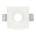 Aro Downlight Integración Escayola/Pladur 120x120mm para Bombilla GU10 cuadrado