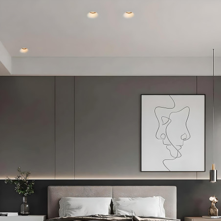 Aro Downlight Integración Escayola/Pladur 120x120mm