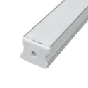 Profile for 1 m LED Strips - Rectangular, Aluminium, 19 x 19 x 2000mm, Clips