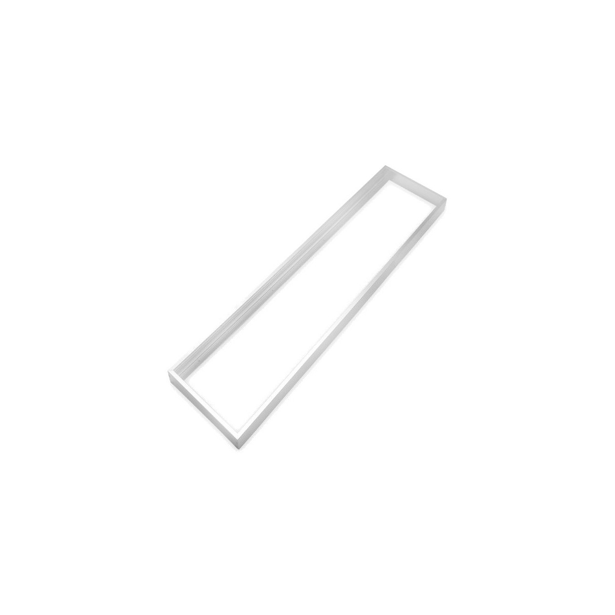 Weißer Aluminiumrahmen für Panel 30x120
