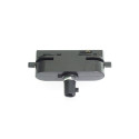 Adaptateur de rail monophasé noir