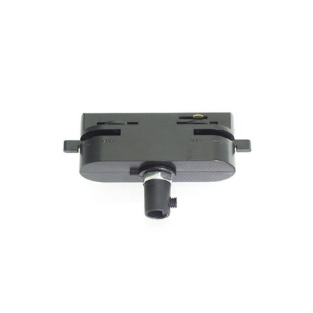 Adaptador carril monofásico color negro