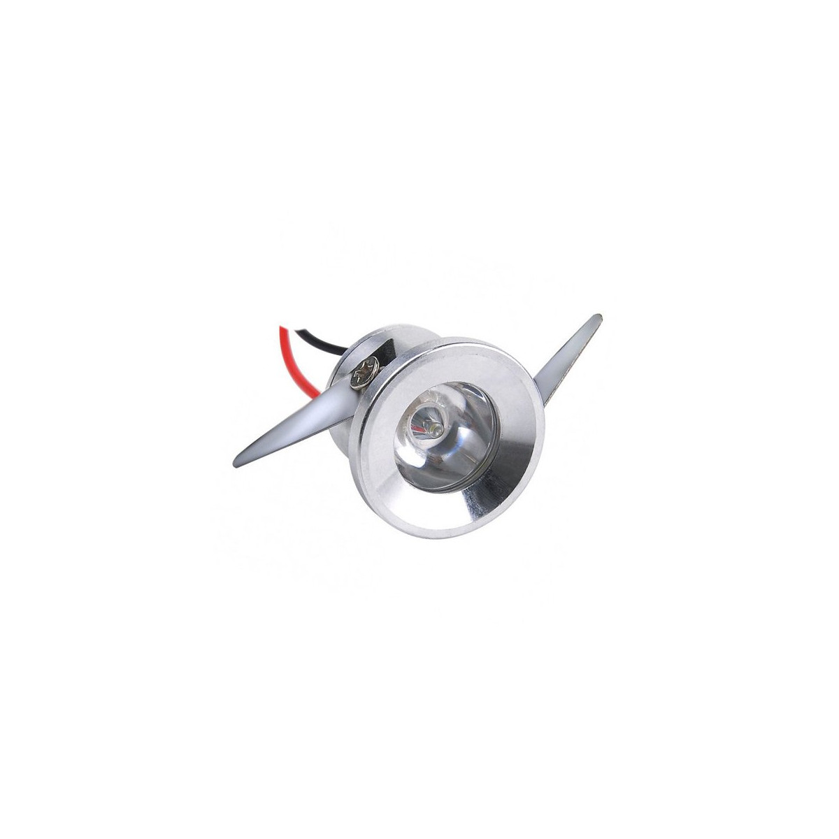 Downlight led mini 1W cor prata