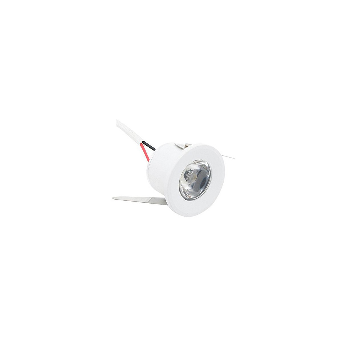 Incasso led mini 1W bianco