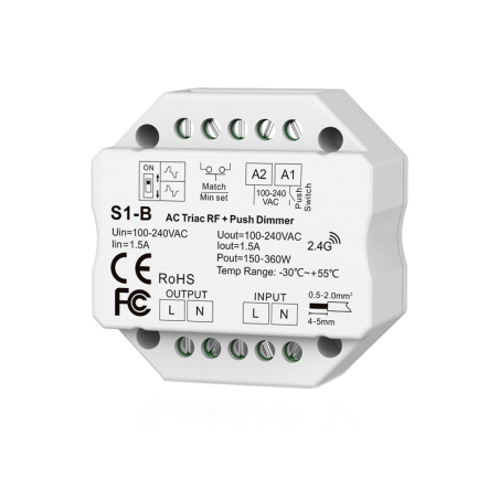 Dimmer 220V PUSH+RF