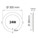 Downlight - Round 24W Panel