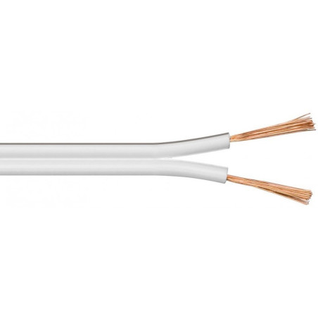 Cable paralelo blanco 2x0,5mm