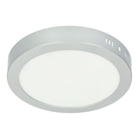 Plafón Led 18W redondo PLATA