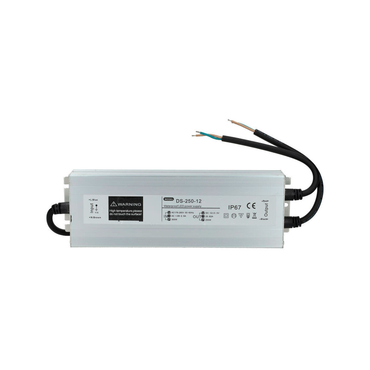 Transformador 250W 12V DC IP67