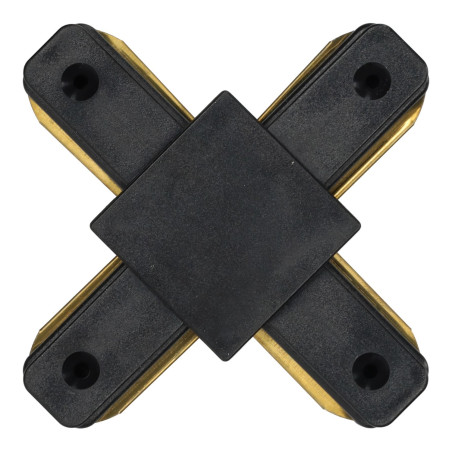 Union + binario in PVC nero