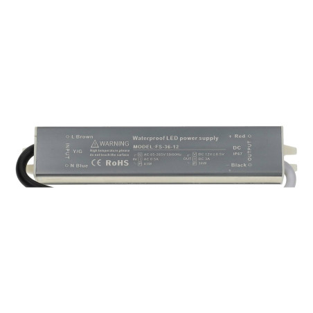 Transformador 36W 12V DC IP67