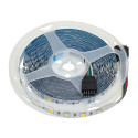 Tira LED 12V RGBWW 14.4W/m 4200lm 10mm Ancho IP20 - Rollo 5 metros